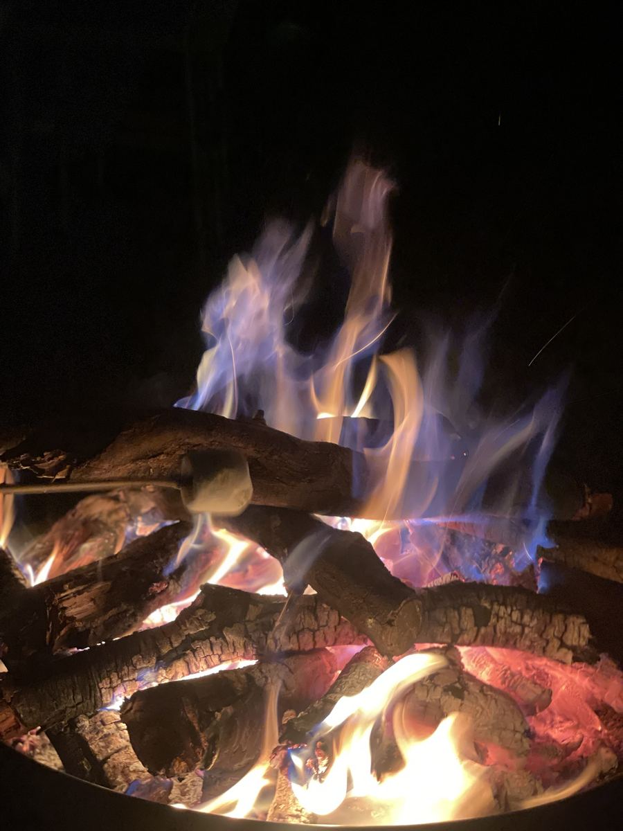 Late-night embers